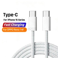 60W Type C to Type C fast charging Cable For OPPO Reno 14 5G 14F  14Pro Type C fast charger Weaving 