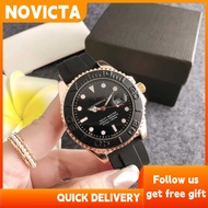 Yacht Men's Quartz Watch Fashion Simple Calendar GMT Two Seasons SL68 Movement Alloy Strap 42mm Dial