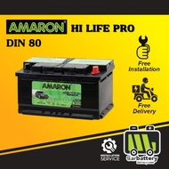 [Installation Provided] Amaron Hi Life Pro DIN80 Car Battery Bateri Kereta