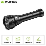 Wurkkos DL70 Scuba Diving Super Bright Double 26650 Battery 13000lm IPX8 Waterproof Underwater Dive 