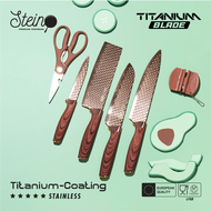 Pisau Dapur Steincookware Titanium Blade - [6 in 1 Pisau Set]
