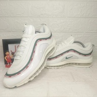Sepatu Nike Air Max 97 Undefeated White Size 43 Made in Vietnam Putih