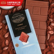 康美纳卡 白俄罗斯进口 黑巧克力高浓度精选纯可可脂牛奶果仁巧克力休闲零食黑巧克力100g 奶油牛奶巧克力（31.4%可可）