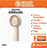 JISULIFE Handheld Super-Mini Turbo Fan Life5 Turbofan 3-speed Wind Bladeless Safety - FA42/FA42-1