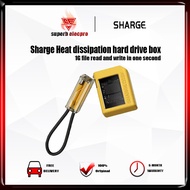 Sharge/shargeek M.2 NVMe Hộp ổ cứng lưu trữ thể rắn SSD Hộp ổ cứng di động M2 hộp bên ngoài màu vàng