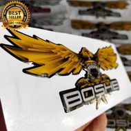 EMBLEM TIMBUL LOGO BOSHE BUAT DI WINSHILD NMAX AEROX PCX NINJA RR