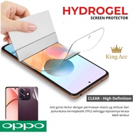 HP Anti-Scratch Hydrogel Clear Oppo Reno 2 2F 2Z 3 4 4F 5 5F 6 6Z 7 7Z 8 8T 10 11 11F 12 13 13F 14 1