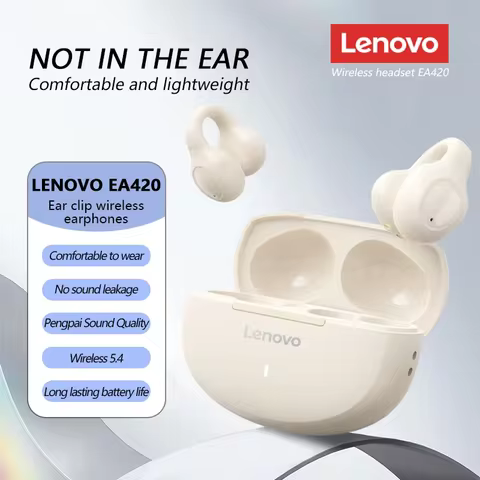 Lenovo EA420 Wireless Bluetooth Earphones 250mAh Lasting Battery Life Earbuds Low Latency Gaming Hea