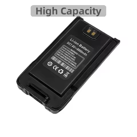 Walkie Talkie Battery for Baofeng UV-9R Pro 7.4V 8000mAh UV9R Plus Enlarge Battery Type-C Charging B