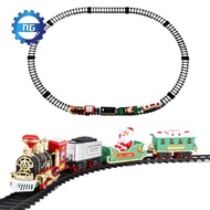 Toy Train Set with Lights and Sounds ,Christmas Train Set,Round Shape Railway Tracks for Around the Christmas Tree Battery Operated Toys Xmas Train Gift for Kids, Boys &amp; Girls