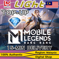 ML Diamond Top-Up✨Mobile Legends: Bang Bang Diamonds Top-Up MY✨Malaysia Fast arrival/LIGHT 24/7 Onli