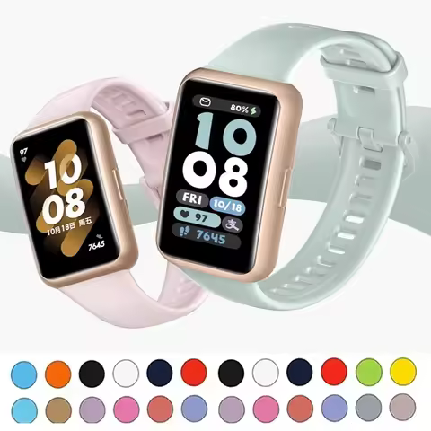 Soft Silicone bands For Huawei Band 8-NFC Replacement Wristband Sport Bracelet correas Smart Band8 W