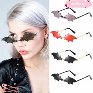 WUPEI47AD Women Sunglasses Retro Streetwear Rimless Ladies Eyewear