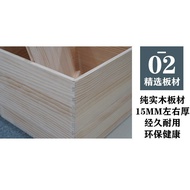 Wooden Box Storage Box Solid Wood Storage Box Bedroom Windows and Cabinets Doorway Shoe Wearing Stool Tatami Floor Cabinet Wooden Box Bed