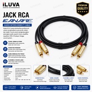 Cable Audio RCA 2-2 Jack Canare [5m]