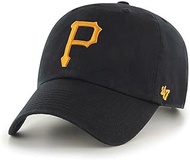 '47 Brand Clean Up Pittsburgh Pirates Black Adjustable Cap