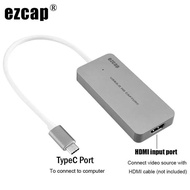 HDMI To USB 3.0 Type C Video Capture Card Plate Game Live Streaming Board 1080P60 Recording for PS3 