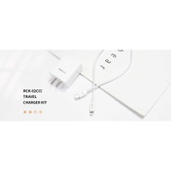 Recci RCK-02CCL Travel Charger Combo Kit USB-C to Lightning Cable