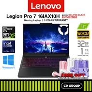 Lenovo Legion Pro 7 16IAX10H - Ultra 9-275HX - RTX 5070 Ti - 32GB RAM - 1TB SSD (3Yrs Lenovo Warrant