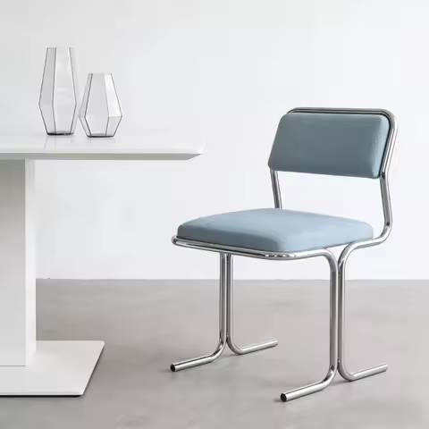 Living room chairs Bauhaus dining chairs modern leisure chairs furniture stainless steel island chai