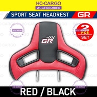 GR SPORT Headrest Seat Pillow Plug & Play TOYATA VIOS YARIS PERODUA MYVI BEZZA ALZA ARUZ VIVA AXIA 1