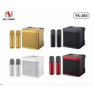 SU-YOSD YS-203 Wireless Karaoke Speaker With Two Wireless Microphone