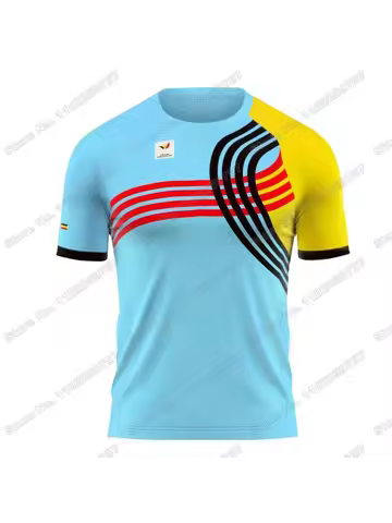 2025 Belgium Team T Shirt Belgian MTB Cycling Jersey GYM Outdoor Tech Shirts Training Tops Fitness J