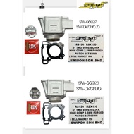 SWIPOH BLOCK BLOK CERAMIC 62MM 63MM 65MM 68MM 70MM + 6MM FORGED PISTON HONDA RS150R RS150 RS 150 RSX