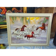 Photo Frame 8 Horse Views Home Decoration Shop Gift Souvenir Retirement Give As Gifts For Various Oc