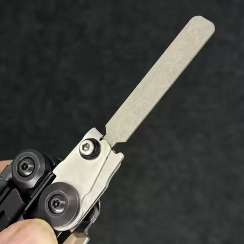 1 set Adapter T-Saw Blade Stainless Steel T-Saw Holder Driver with Thumb Grip For Leatherman MUT EOD
