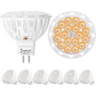 MR16 Gu5.3 LED Bulbs, Warm White 2700K Light Bulbs, 12V 5W (50W Halogen Equivalent), Upgraded 18-LED