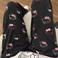 Cartoon Wide Leg Sleepwear, Hello Kitty Trousers (M82)