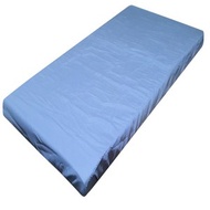 日系素色薄床墊套藍 單人