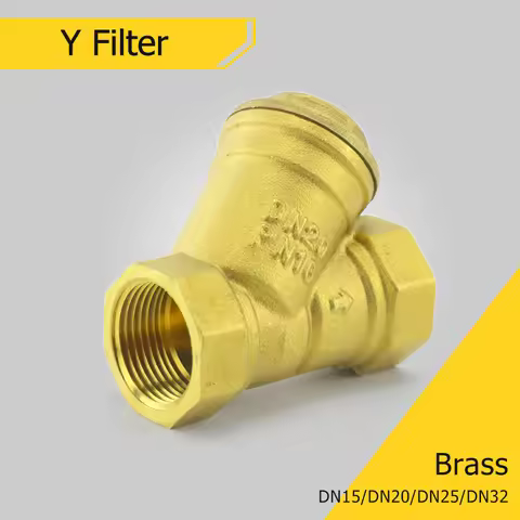 1/2" 3/4" 1" 1-1/4" Brass Strainer Y Type Filter Valve BSP Female Thread DN15/DN20/DN25/DN32 For Wat