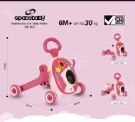 Baby Walker 3 in 1 Spacebaby SB 801 Multi Function Alat Bantu Jalan Bayi SB801 3in1 SB-801