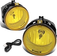 DNA Motoring FL-ZTL-311-AM Amber Lens Fog Lights Compatible with Pacifica 05-08 / Sebring 05-09 / Av