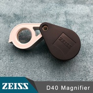 Zeiss D40 Magnifier Pocket Loupe 10X Zoom In German World's Top 1 ZEISS 40D Jewelry Diamond Antique 