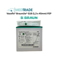 Vasofix® G18 IV Cannula With Injection Port (1,3 x 45mm) FEP