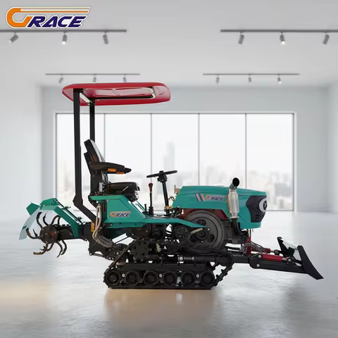 35hp Diesel Crawler Utility Tractor Customized 2025 New with Breaker Dozer Blade Excavator Shovel Ro