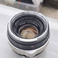 CONTAREX CARL ZEISS PLANAR 50MM F2 BLACK