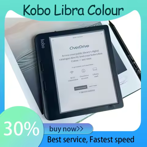 Kobo Libra Colour eReader 7-inch Black glare-free color E Ink Kaleidoscop 3 display Dark Mode Waterp