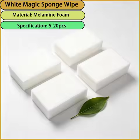 Specification 5-20pcs white magic sponge eraser for household appliances, wall leather goods, etc