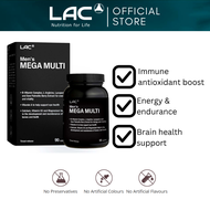 [Expiry Apr 2027] LAC Men’s Mega Multi (90 Caplets) Daily Multivitamin and Nutrition Formula