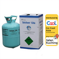 SOLCHEM GAS AIRCOND R134A GAS 13.6KG 134a r134 Tong Besar