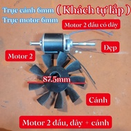 Ryobi 3-phase BLDC motor installed with blower, leaf blower motor
