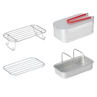 CLS Outdoor Camping Aluminum Lunch Box Mountaineering Fishing Portable Outdoor Cooking Steamed Veget