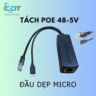 POE Splitter signal Splitter Splits POE 48v to 5v for imou ezviz hikvision dahua camera