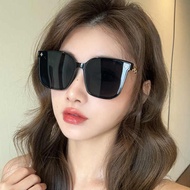 sunglasses glasses Cermin mata hitam versi Korea, perasaan tinggi wanita, selebriti bersih, cermin mata hitam pelindung matahari persegi, bingkai besar, wajah bulat, cermin mata nipis, lelaki