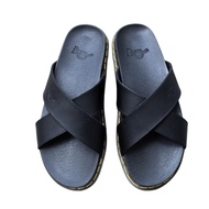 Dr.marten Genuine Cow Leather Cross Strap Sandals. Dr,thailand Slippers (DR.QC07 New)
