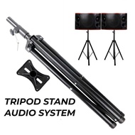Stand Speaker Aktif Full Besi Floor Tripod Stand Sound Speaker Audio System 8-15 Inch 1.8m Aktif Pasif Portable